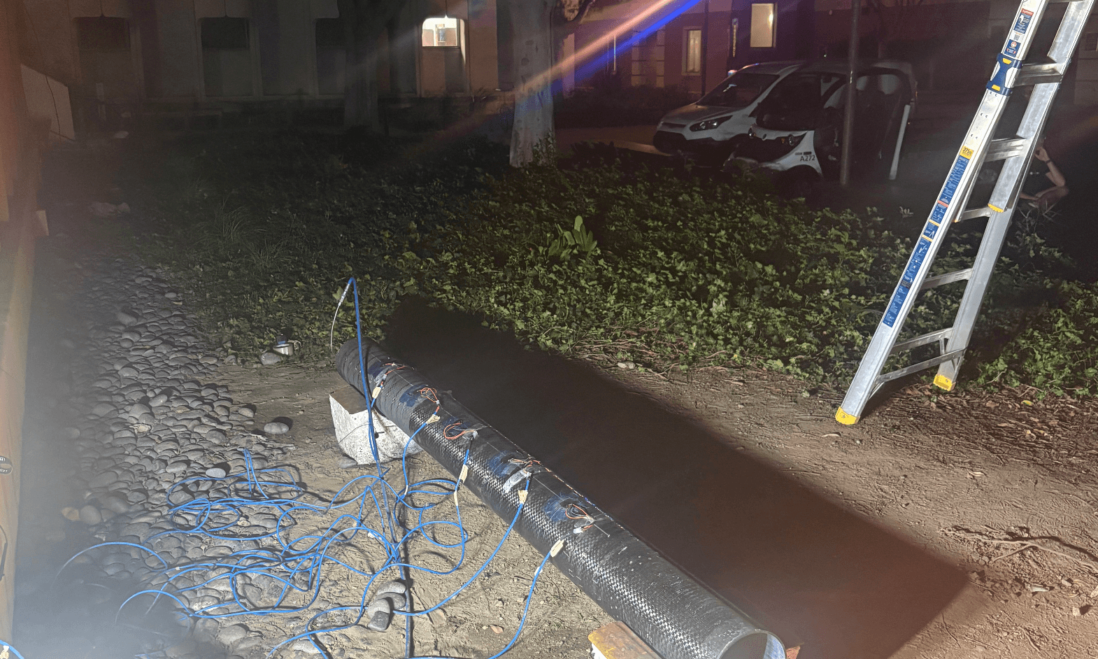 Hydrostatic test setup